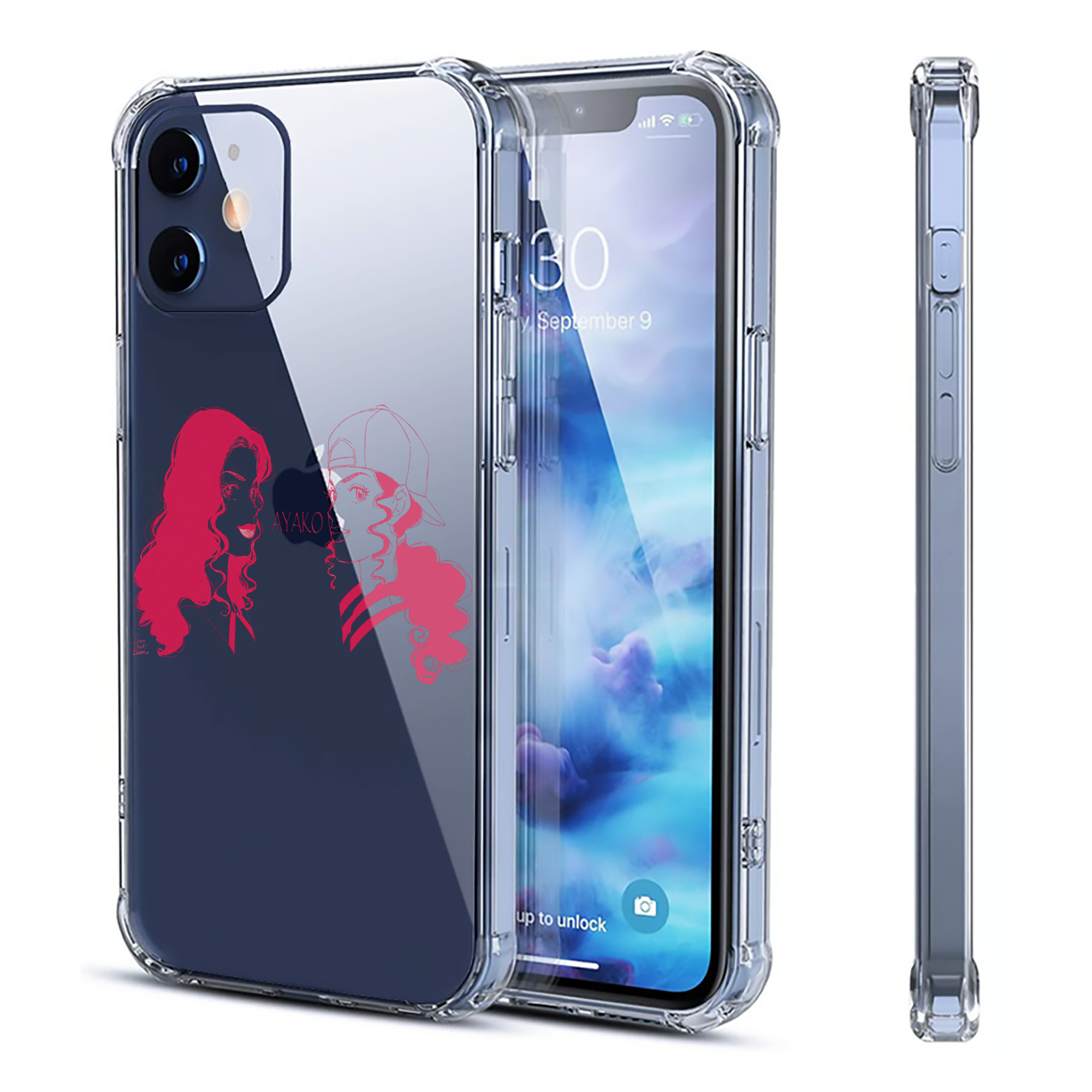 （画像用） SLAM DUNK／スラムダンク 【iPhone 12シリーズ対応】透明スマホケース（クリアソフトケース）